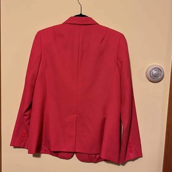 Talbots size 12 petites Hot Pink Blazer Jacket - Picture 2 of 3